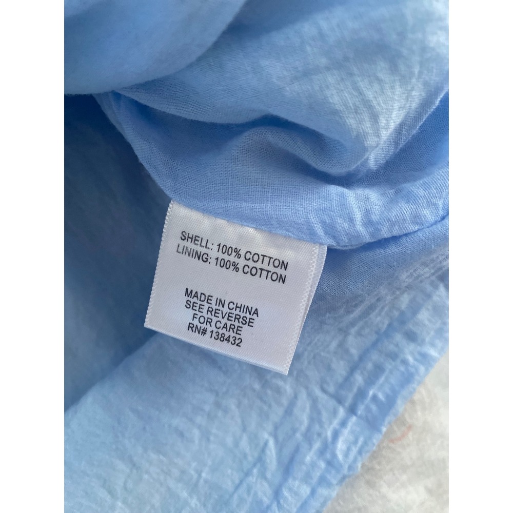 ModCloth Hot Air Balloon Print A-Line Skirt Blue Cotton XL Pocket Retro Style - Picture 9 of 14